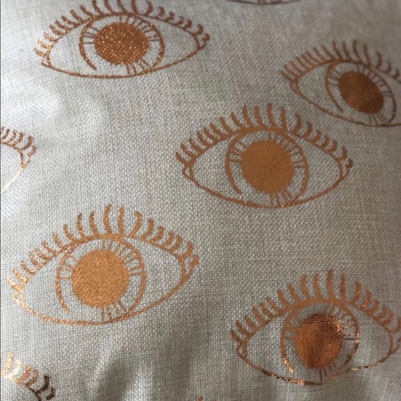 Brand new evil eye rose gold deco pillows - Picture 2 of 4
